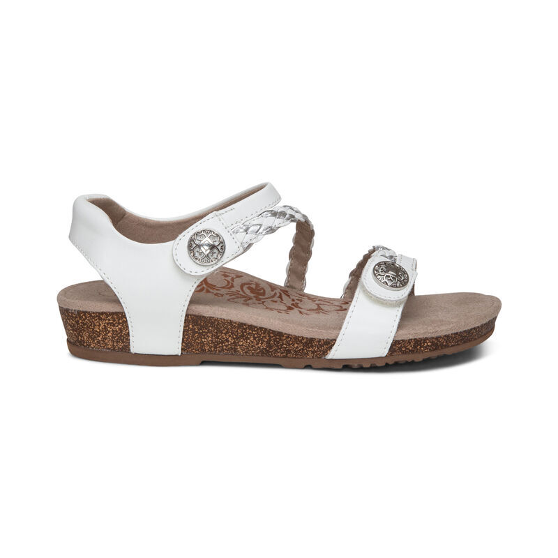 Jillian Braided Quarter Strap Sandal