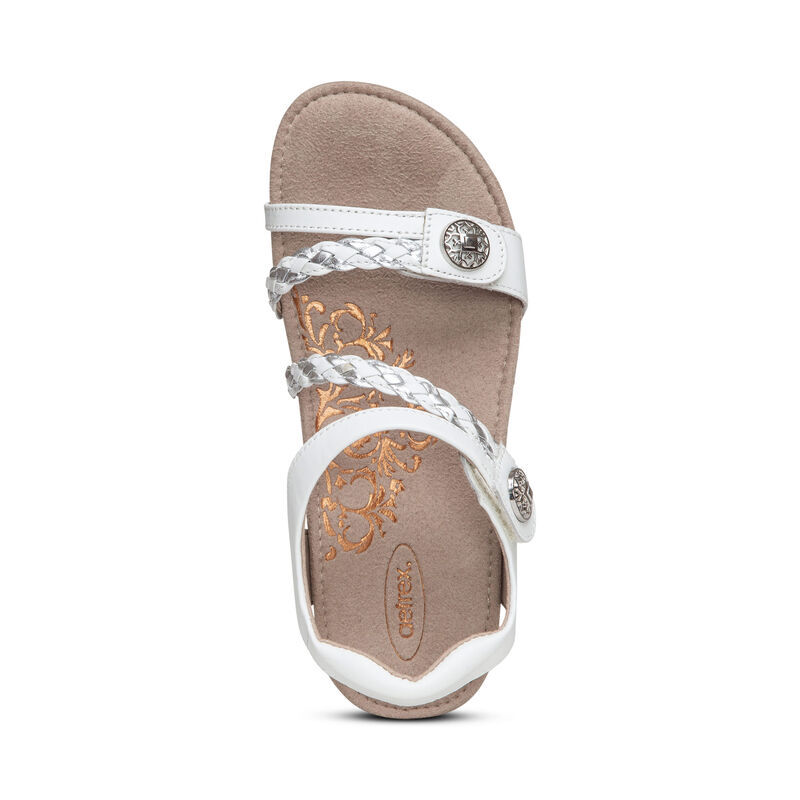 Jillian Braided Quarter Strap Sandal