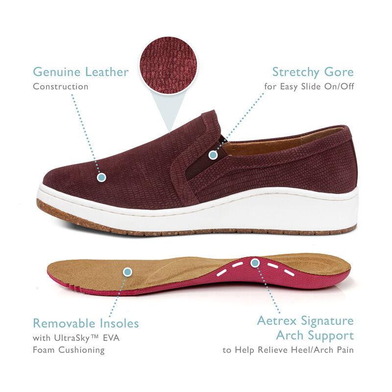 Lightweight, Non-Slip, Fluid Resistant, Removable Contour Footbed, Nursing  Shoe