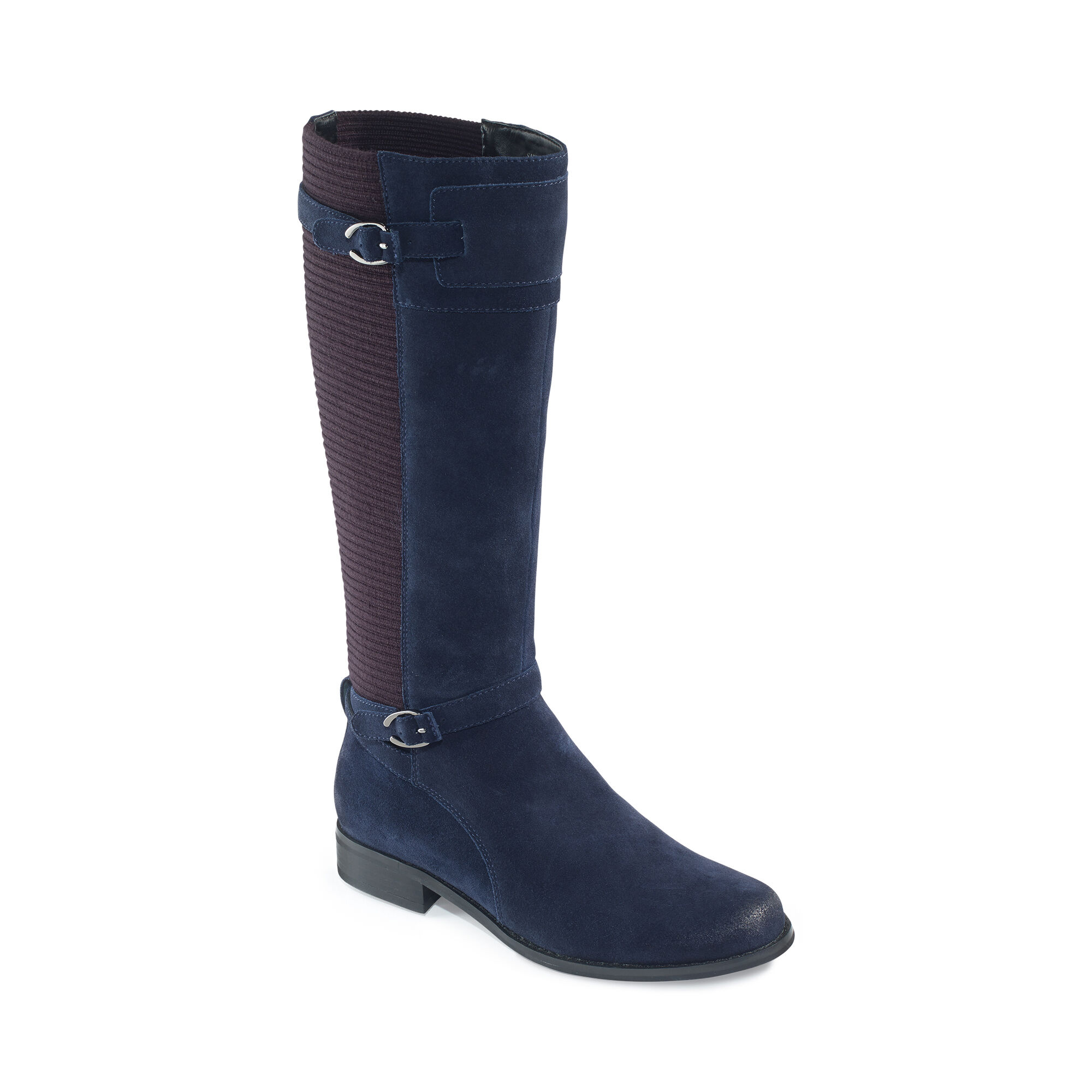 Chelsea Riding Boot - Navy Suede