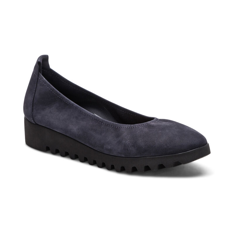 navy ballet flat 