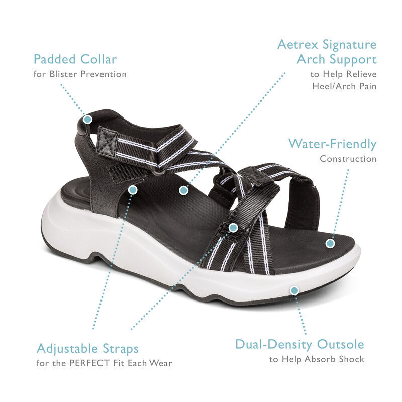 Aetrex lori sandals online