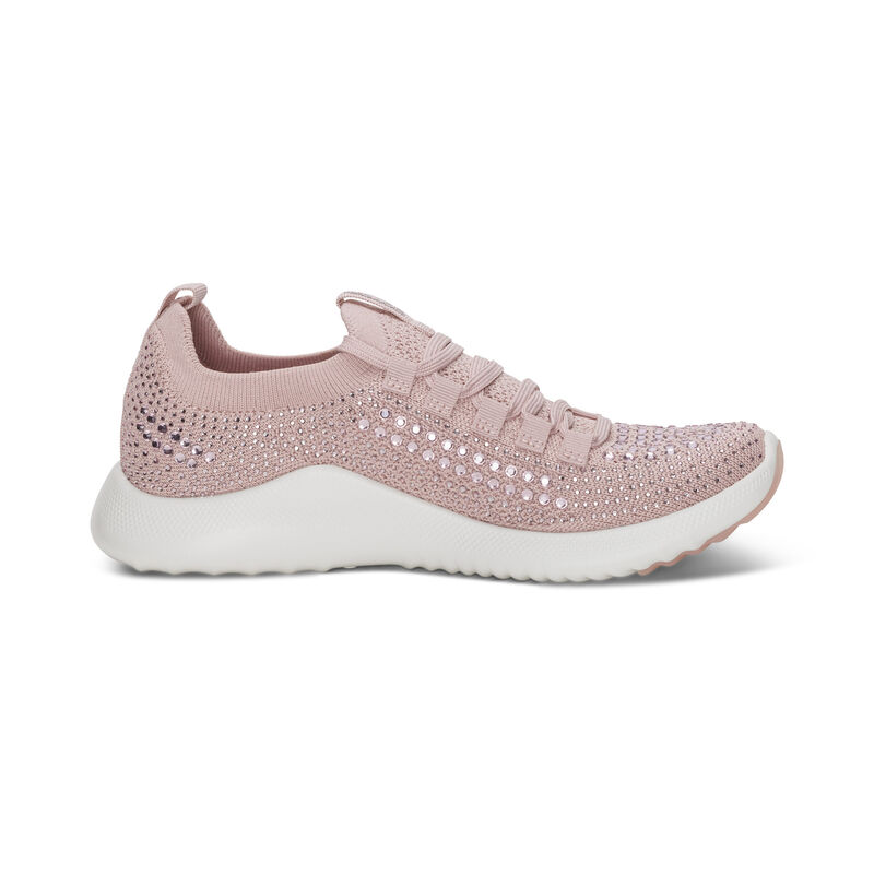 Carly Arch Support Sneakers-pink-sparkle