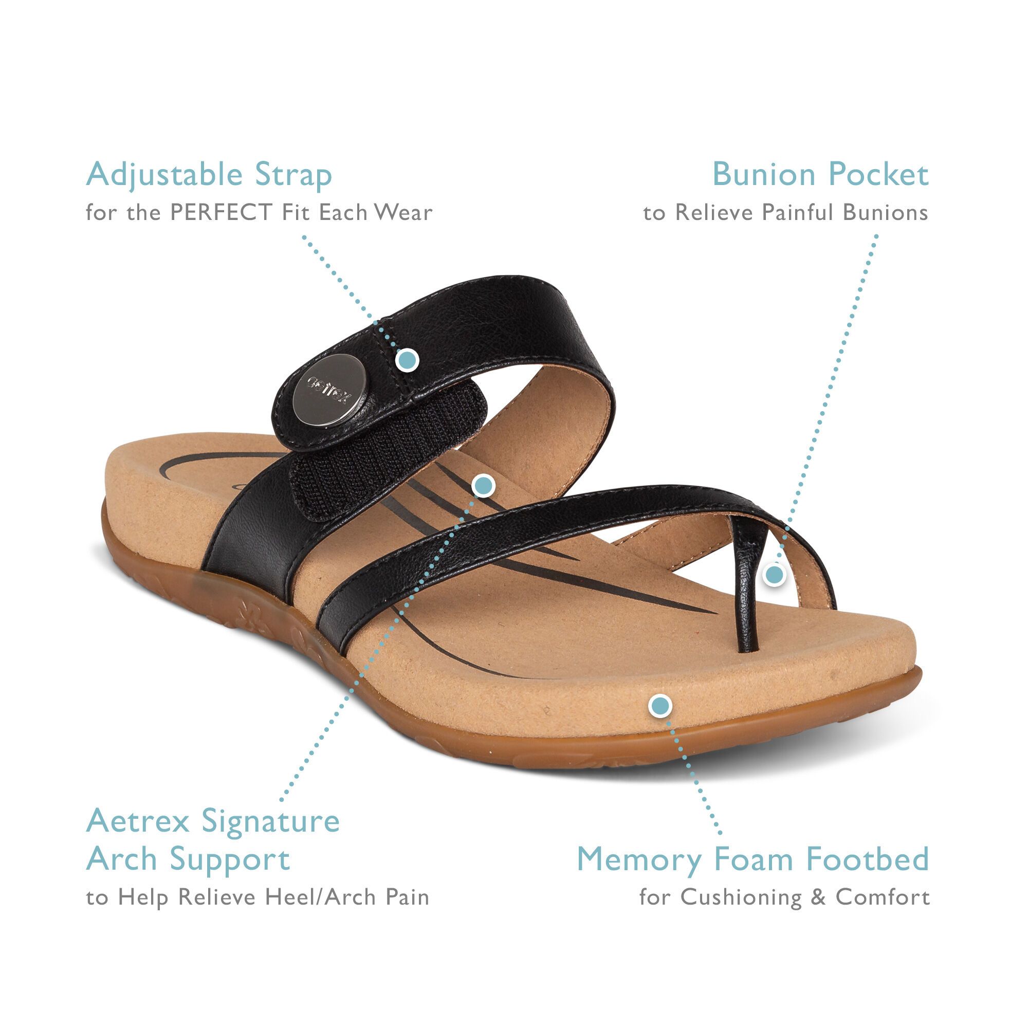 Izzy Adjustable Slide Sandal