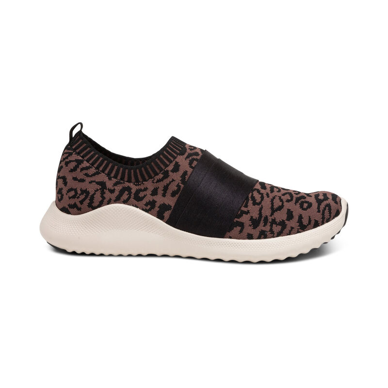 Allie Arch Support Sneakers-leopard