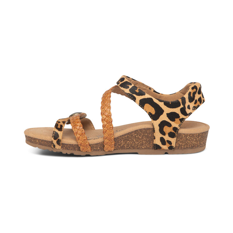 Aetrex Jillian Sandal| Fully Adjustable Straps for Customized Fit ...
