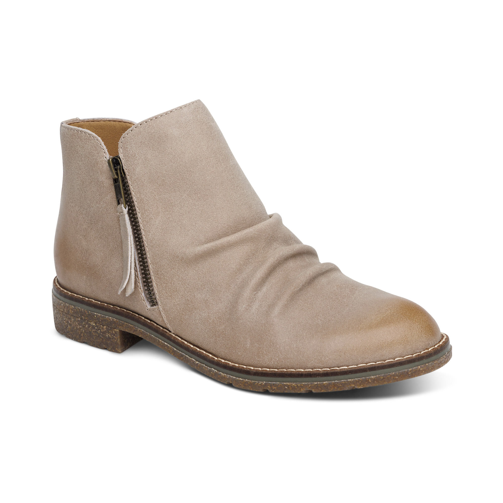 Mila Low Boot-taupe