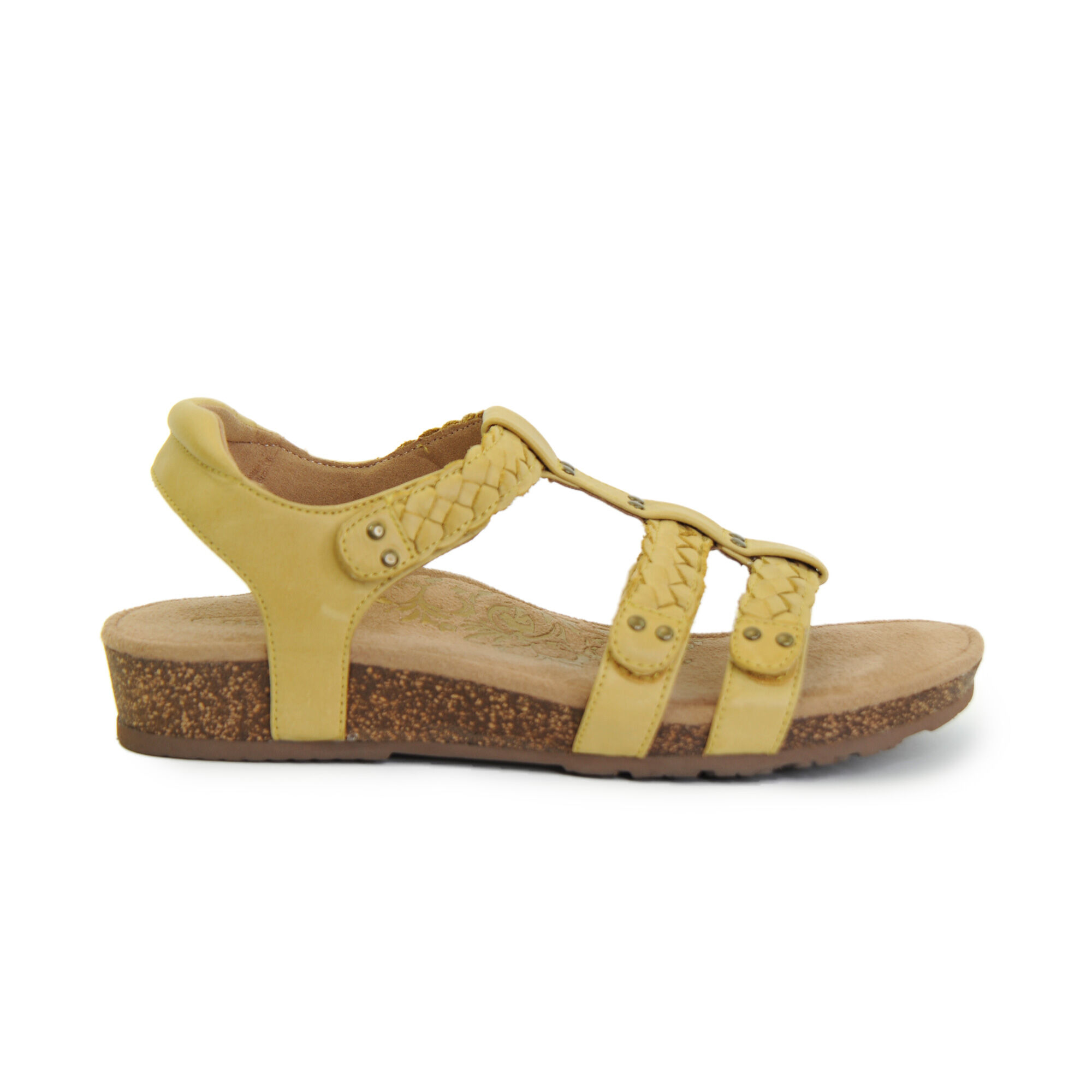 Buy Yellow Flat Sandals for Women by GIBELLE Online | Ajio.com