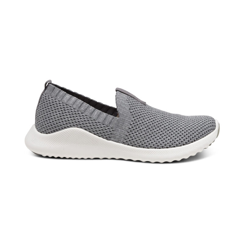 Angie Arch Support Sneakers-shimmery-grey