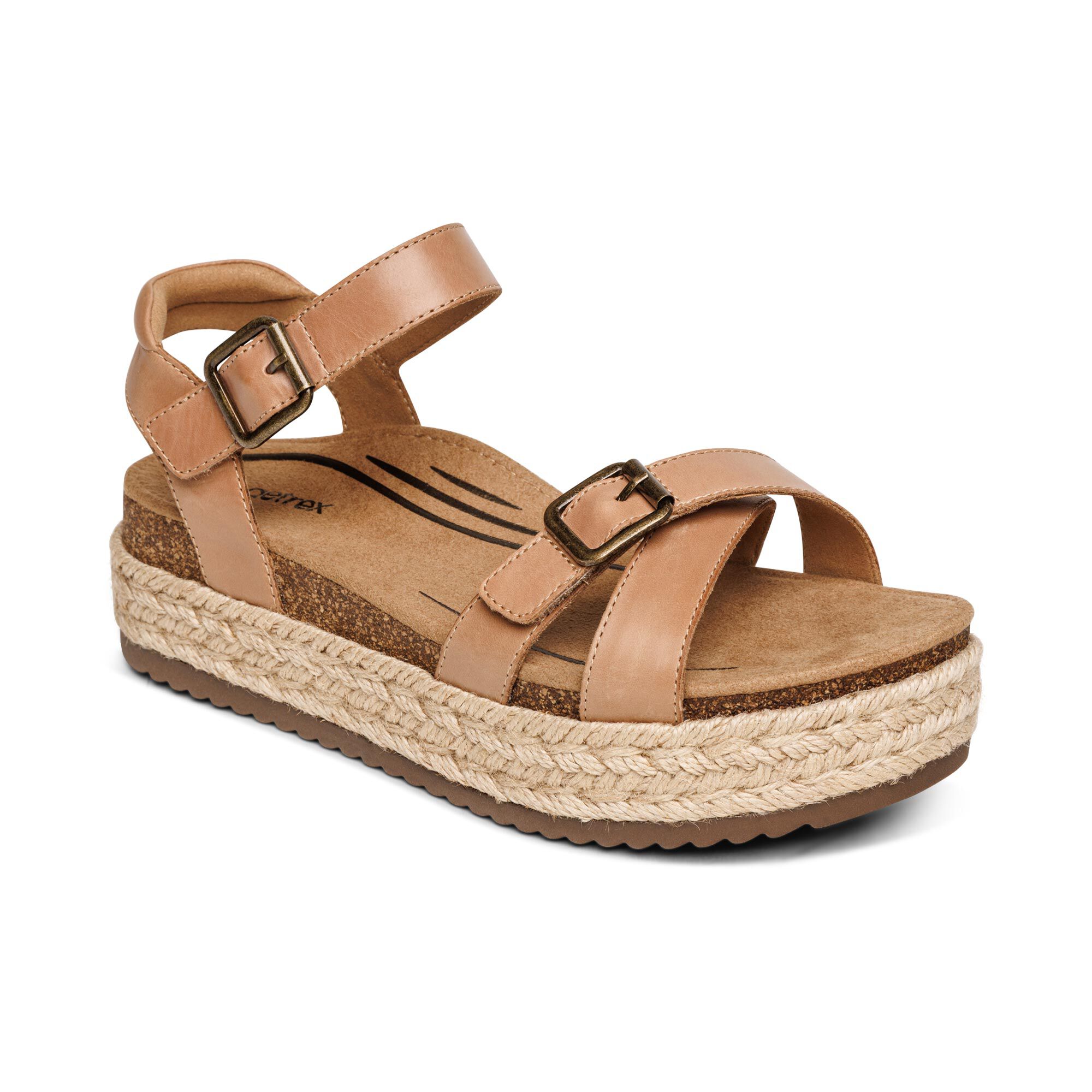 Woodland Camel Brown Leather Sandals - Buy Woodland Camel Brown Leather  Sandals online in India