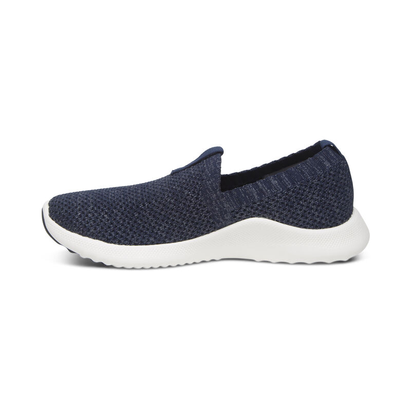 Angie Arch Support Sneakers-shimmery-navy