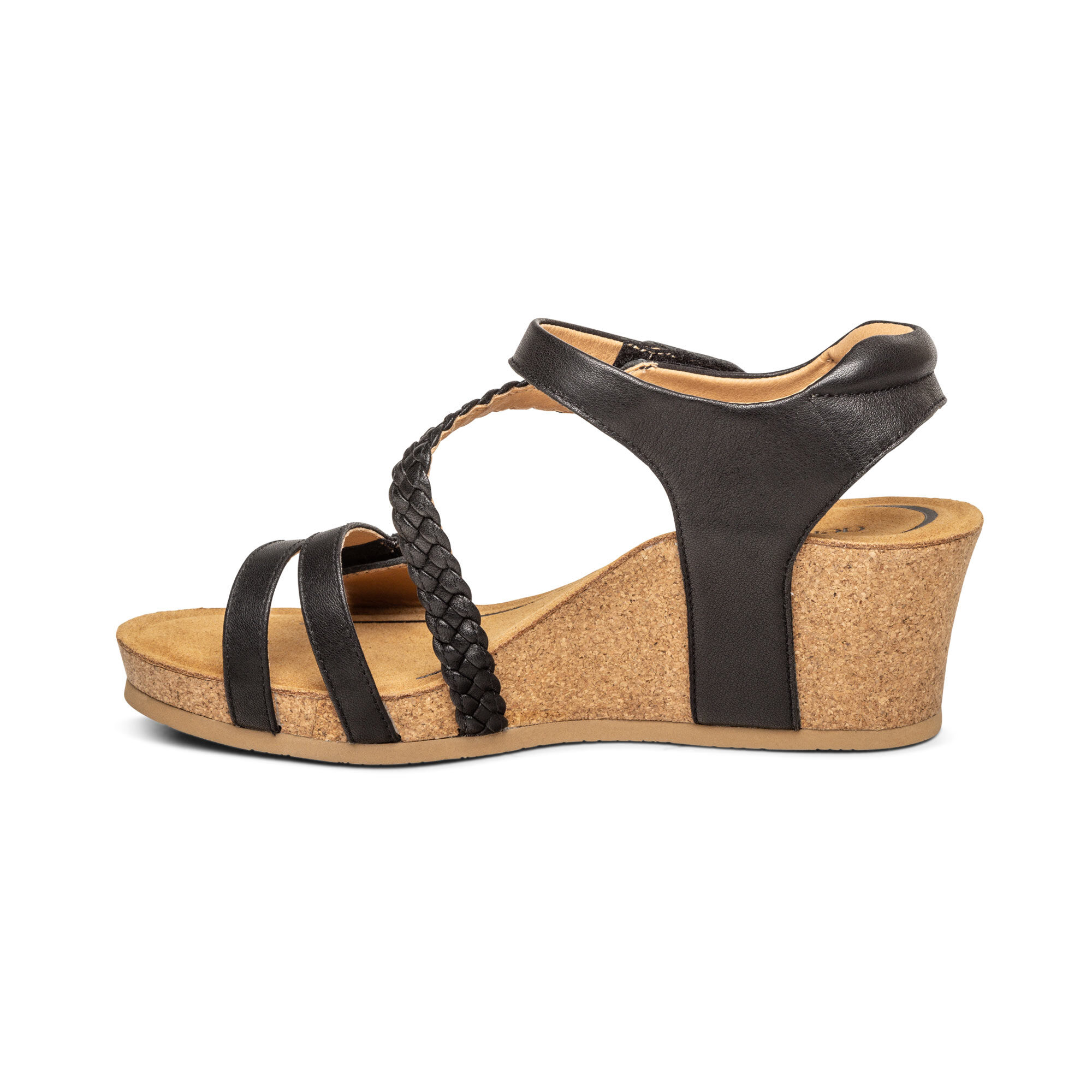 Black Wedge Sandals - Platform Sandals - Slide-On Sandals - Lulus