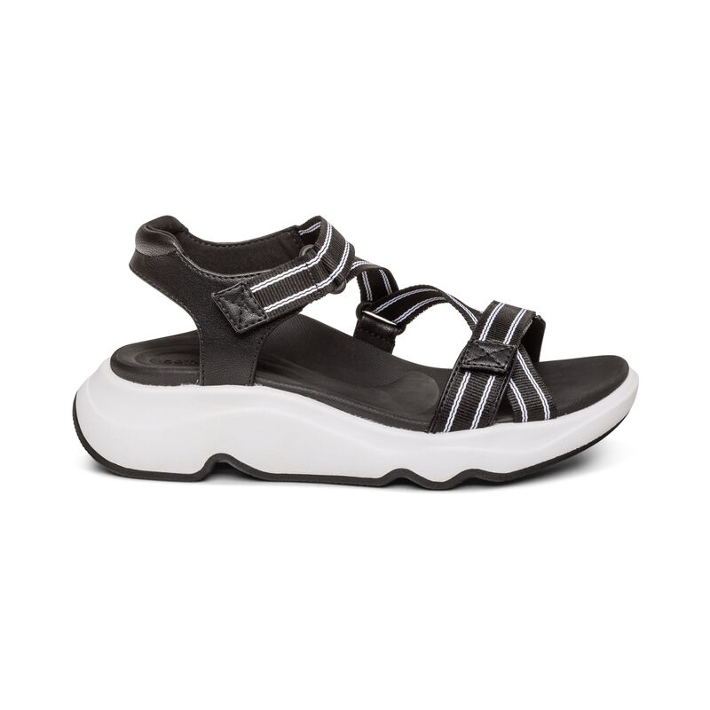 Marz Adjustable Sport Sandal-black