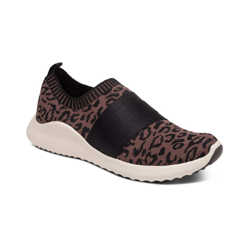 Allie Arch Support Sneakers-leopard