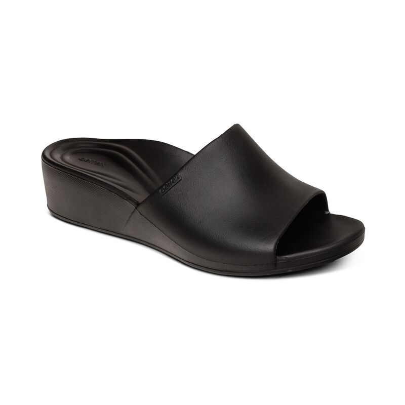 2023 Slippers Woman Platform Genuine Leather Summer Shoes Fashion Wedges  Heels Sandals Women's Slides designer sandals