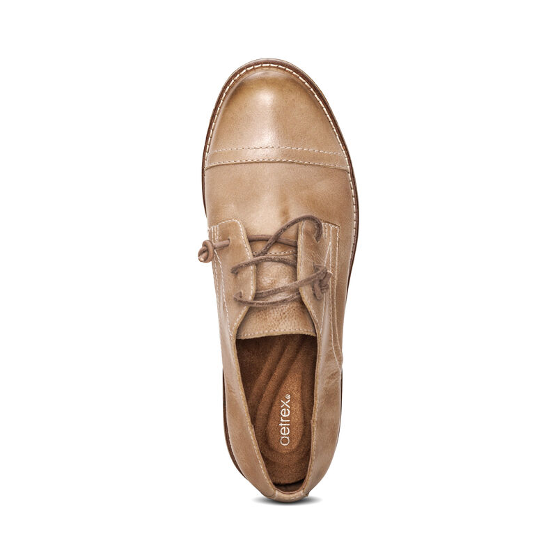 chai premium leather oxford top view