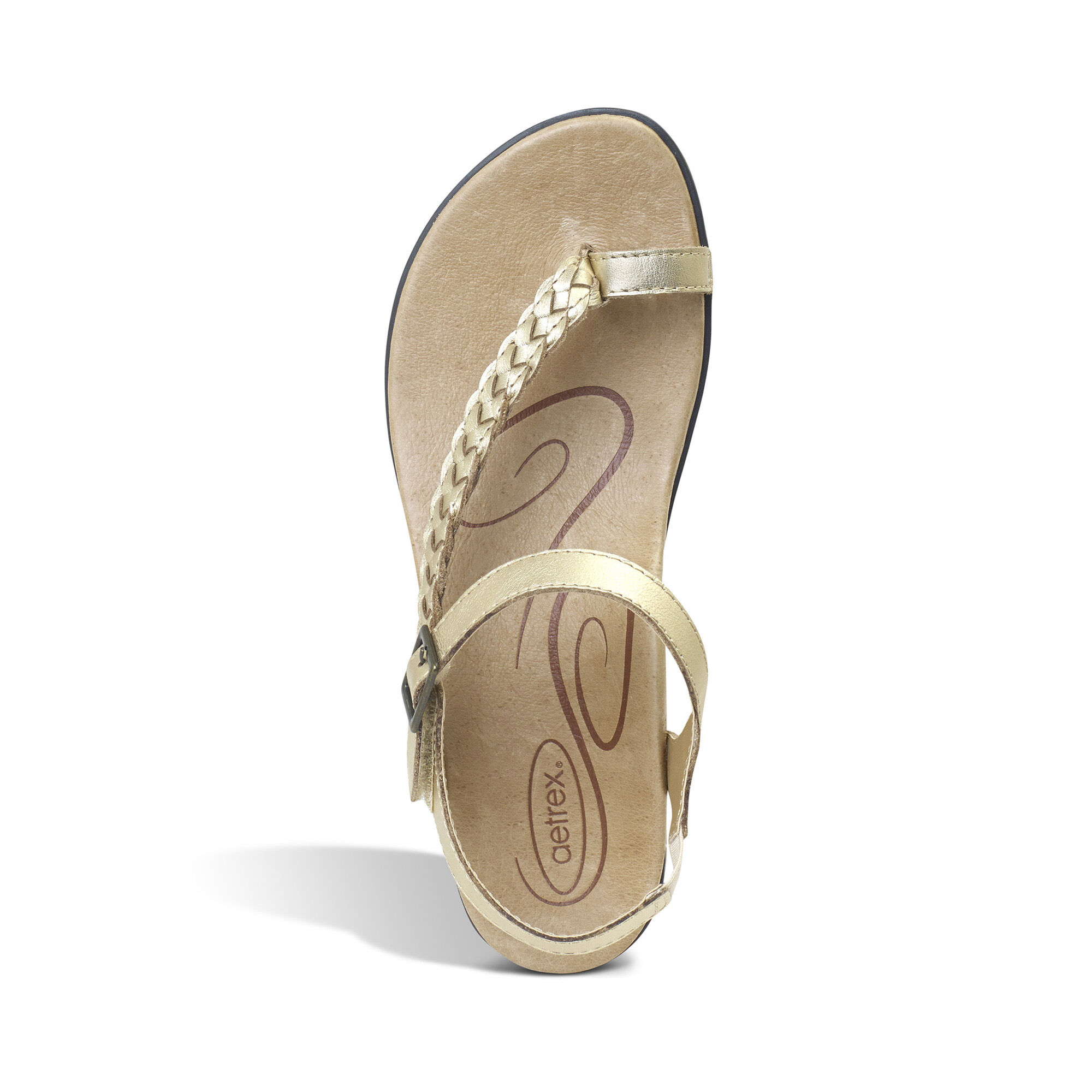 Evie Braided Toe Loop - Gold