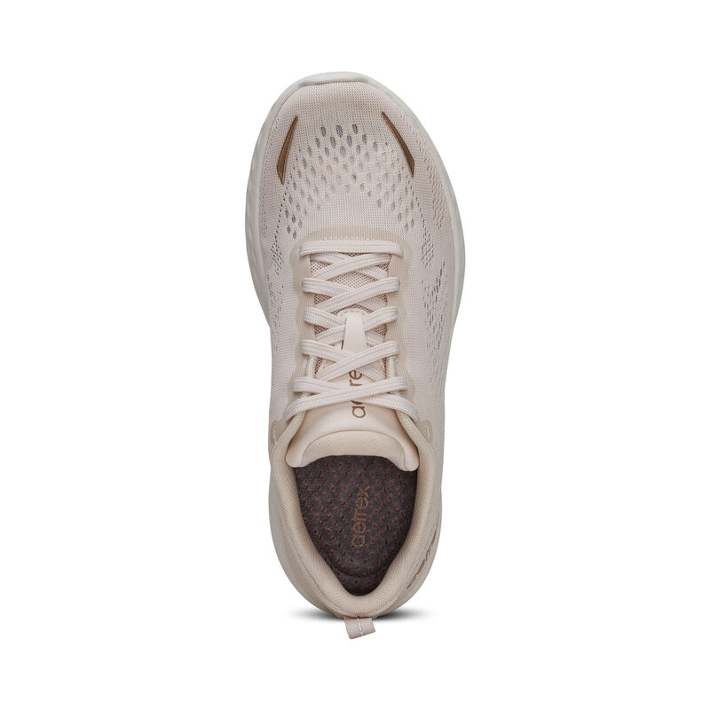 ivory sneaker top view