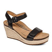 Sydney Quarter Strap Espadrille Wedge