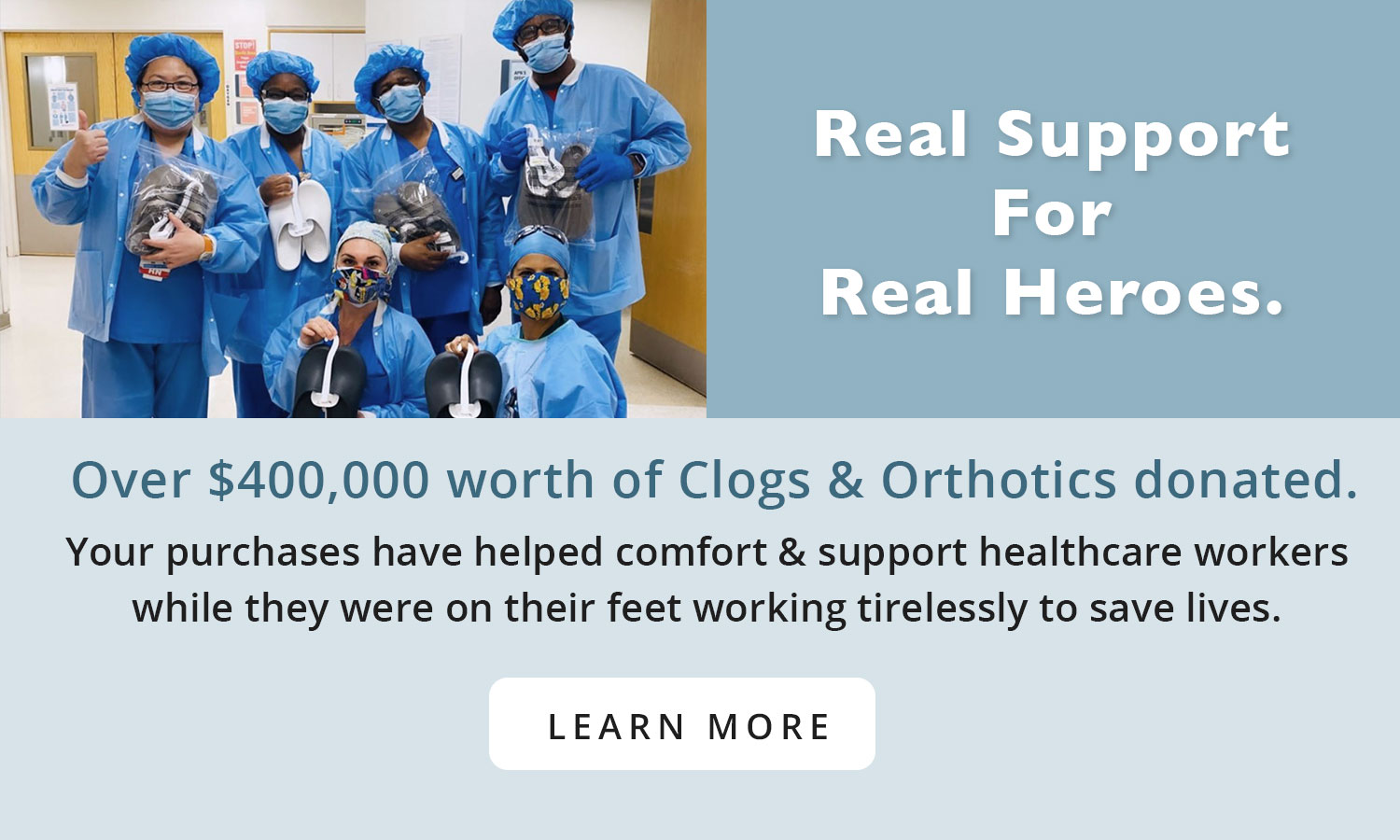 Supporting the Feet of Health Care Workers